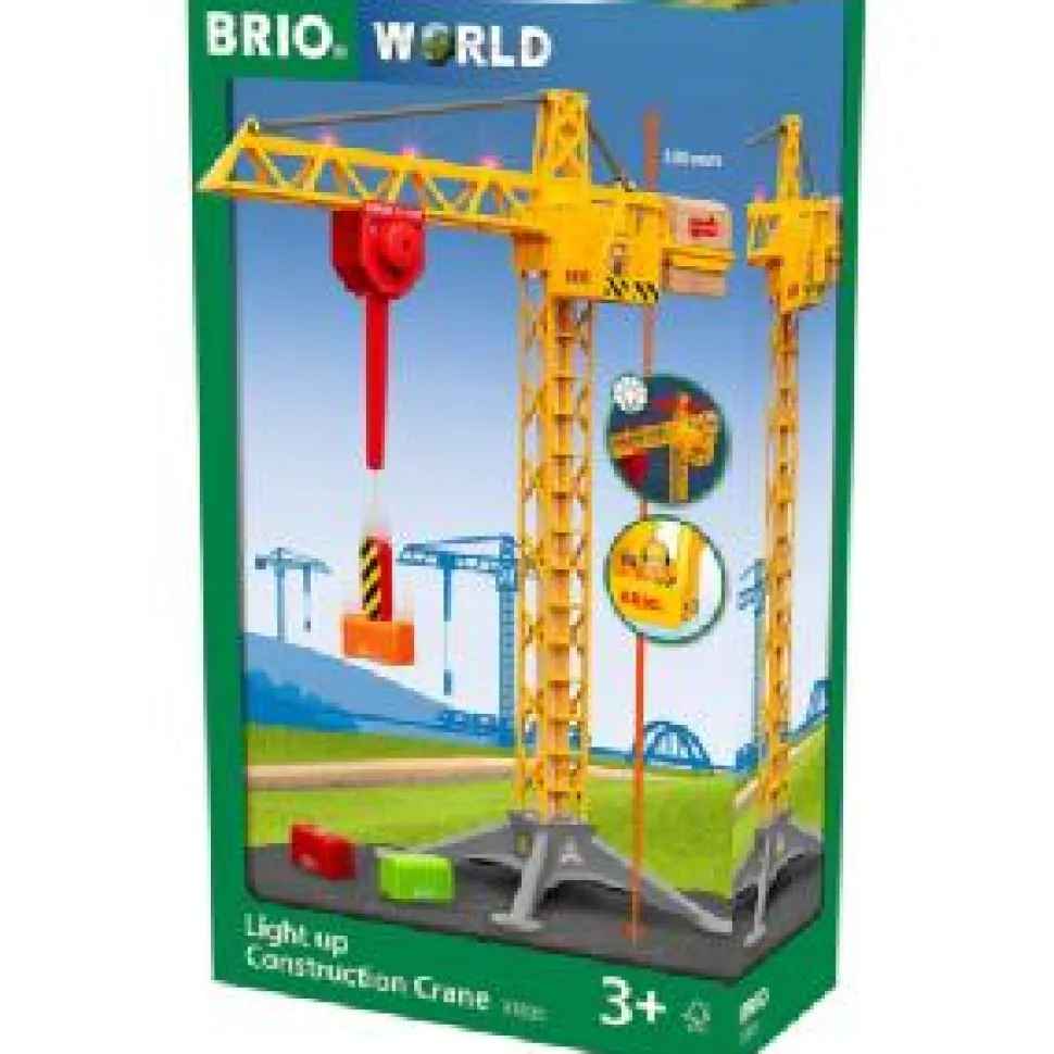 Brio Light Up Construction Crane 33835