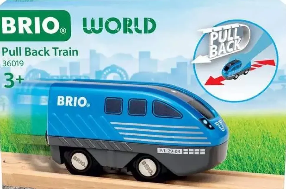 Brio World Pull Back Train Engine 36019