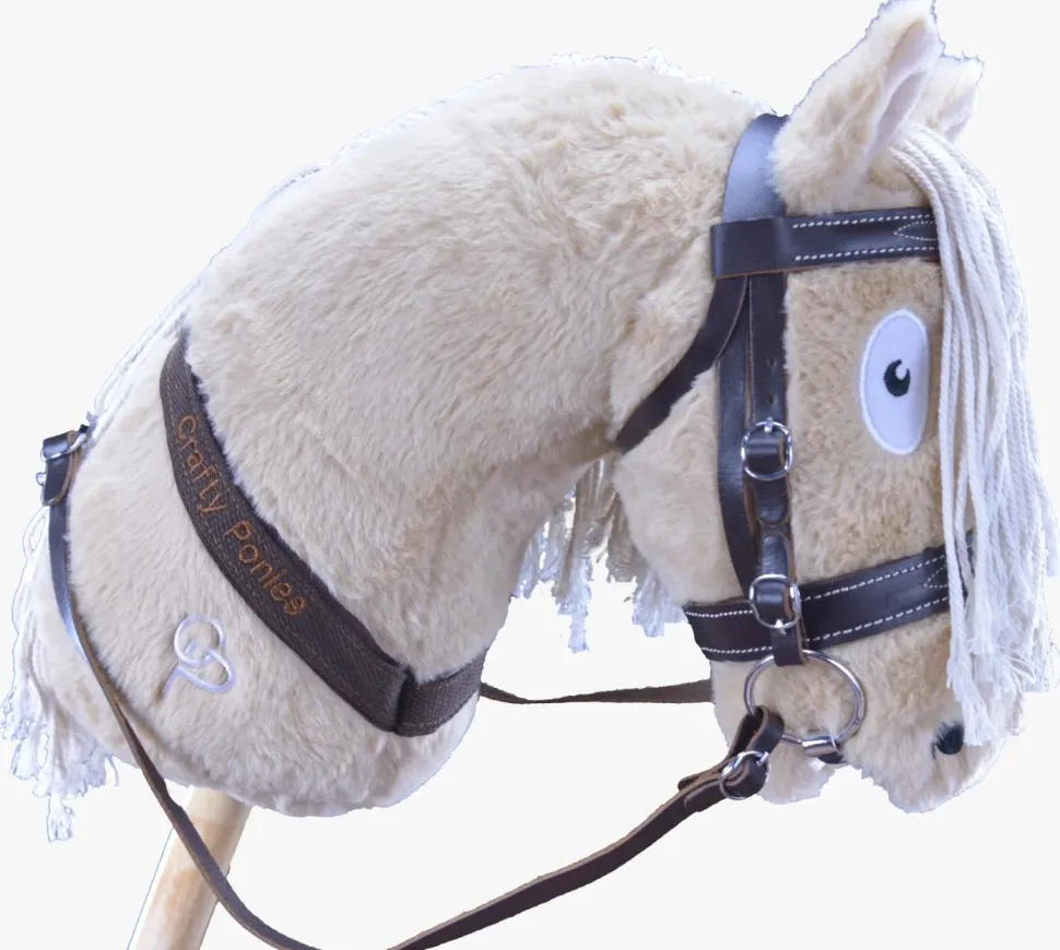 Crafty Ponies Hobby Horse Bridle with spare Crystal Browband