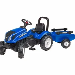 Falk Age 2 - 5, New Holland Tractor with Opening Bonnet and Trailer 3080AB