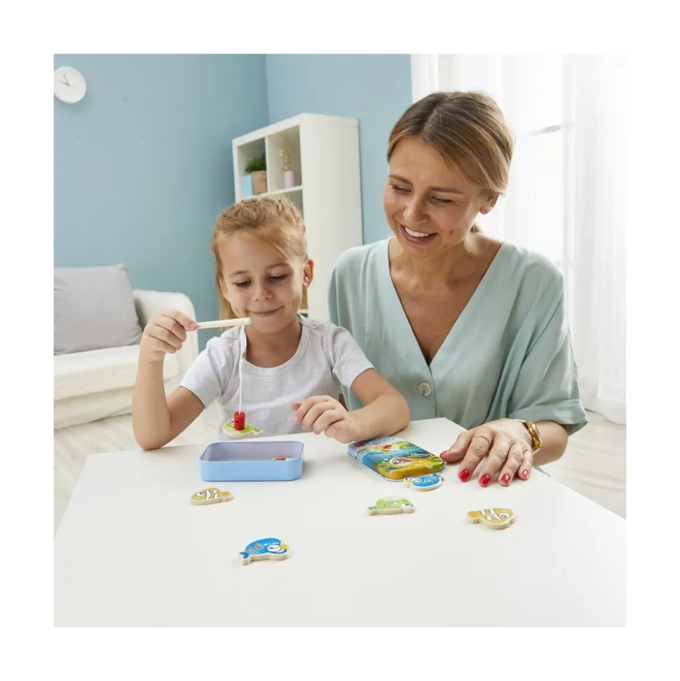 Hape Magnetic Fishing Game in a Tin