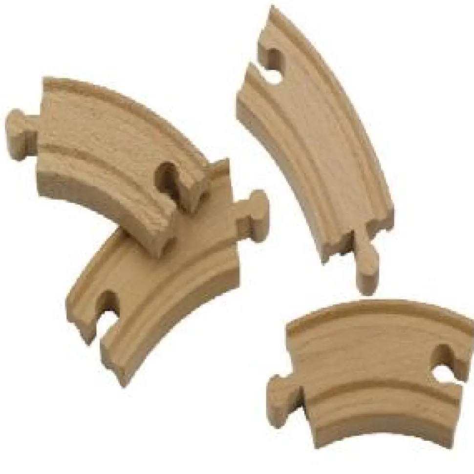 John Crane Short Curved Wooden Train Track