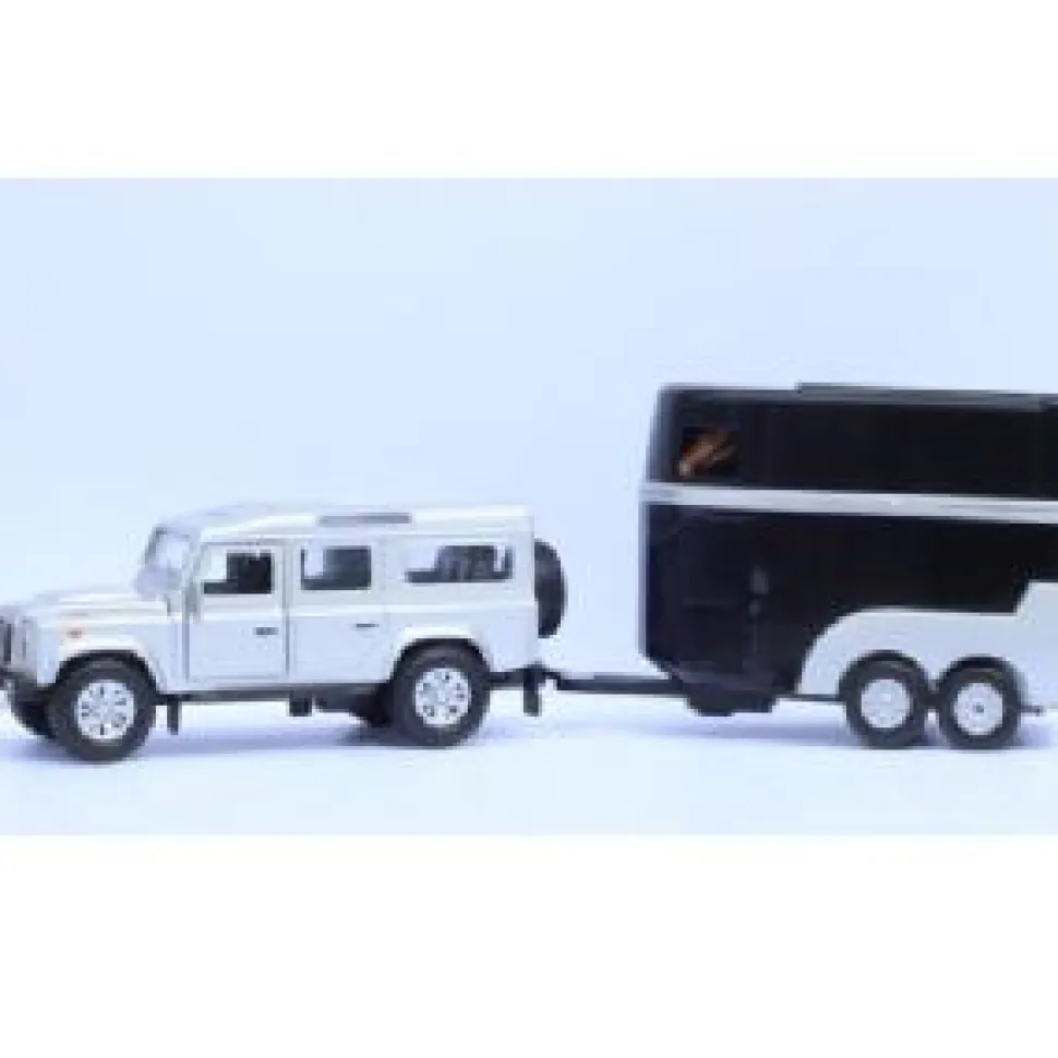 Kids Globe Landrover and Horse Trailer 1:32 scale