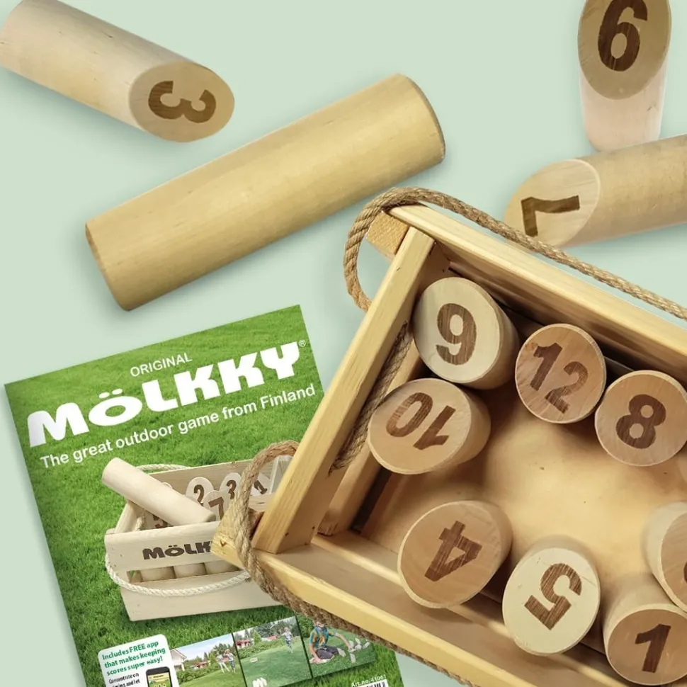 Molkky Crate Skittle Game