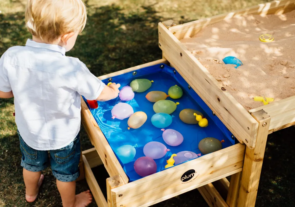 Plum Sandy Bay Wooden Sand and Water Nesting Play Tables