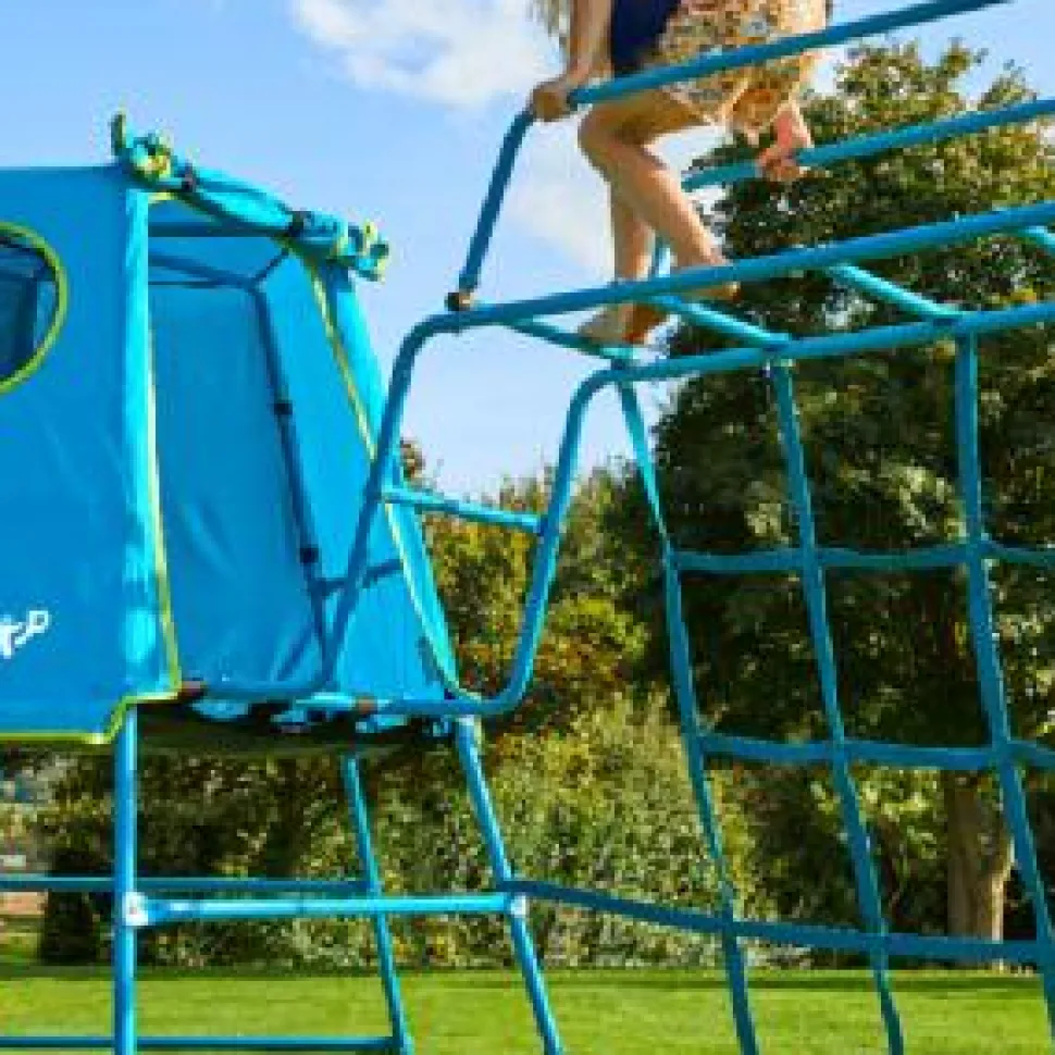 TP Monkey Bridge with Cargo Net - Blue
