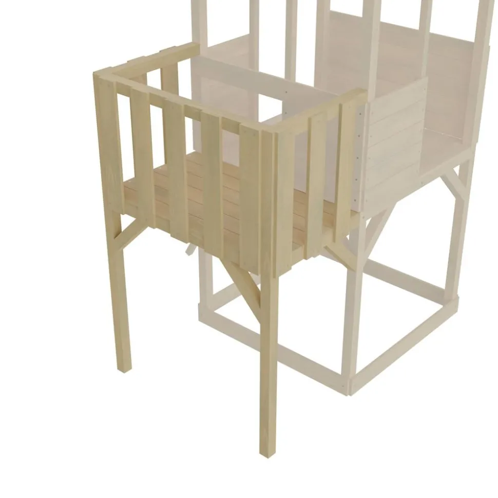 TP Treehouse Wooden Play Tower Wooden Balcony